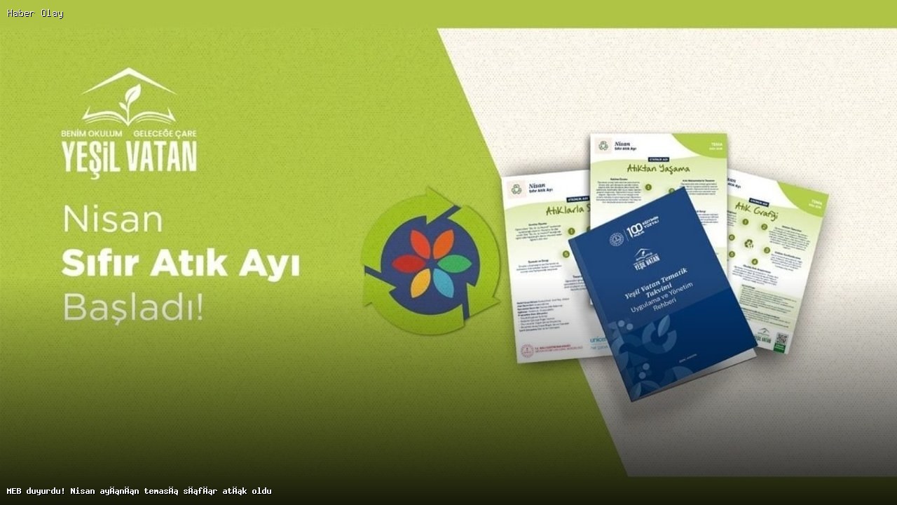 Nisan Ayında Sıfır Atık Temalı Etkinlikler Başlıyor