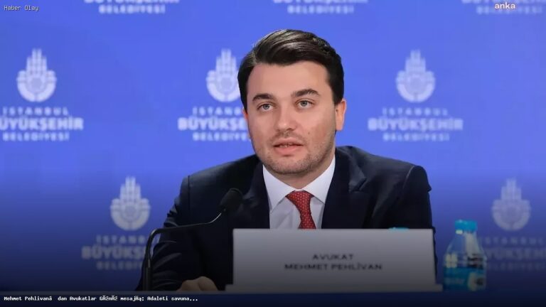 Mehmet Pehlivan’dan Avukatlar Günü’nde Önemli Mesaj