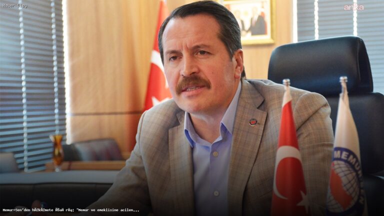 Memur ve Emekli Maaşlarına Acil Seyyanen Zam Gerekiyor