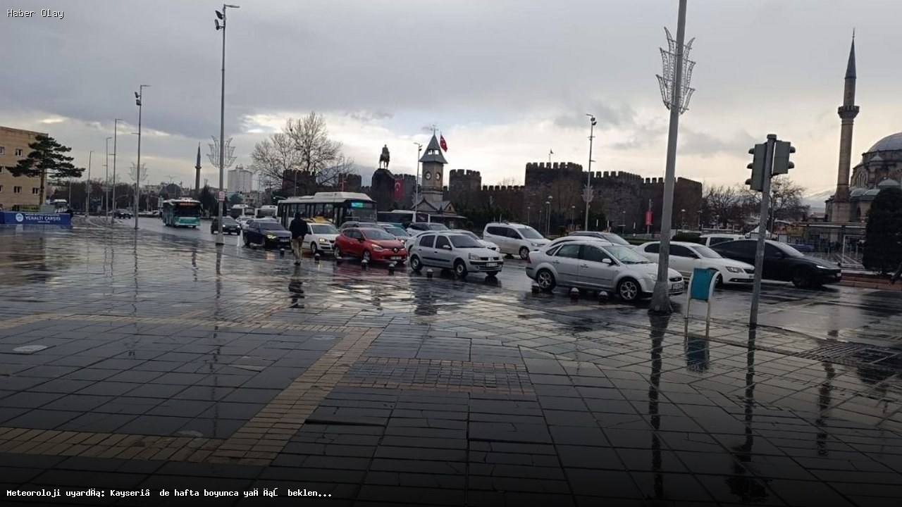 Kayseri’de Bu Hafta Yağış Uyarısı ve Hava Durumu