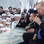 Minik hafızları yalnız bırakmadı! Erdoğan’dan Kur’an tilaveti