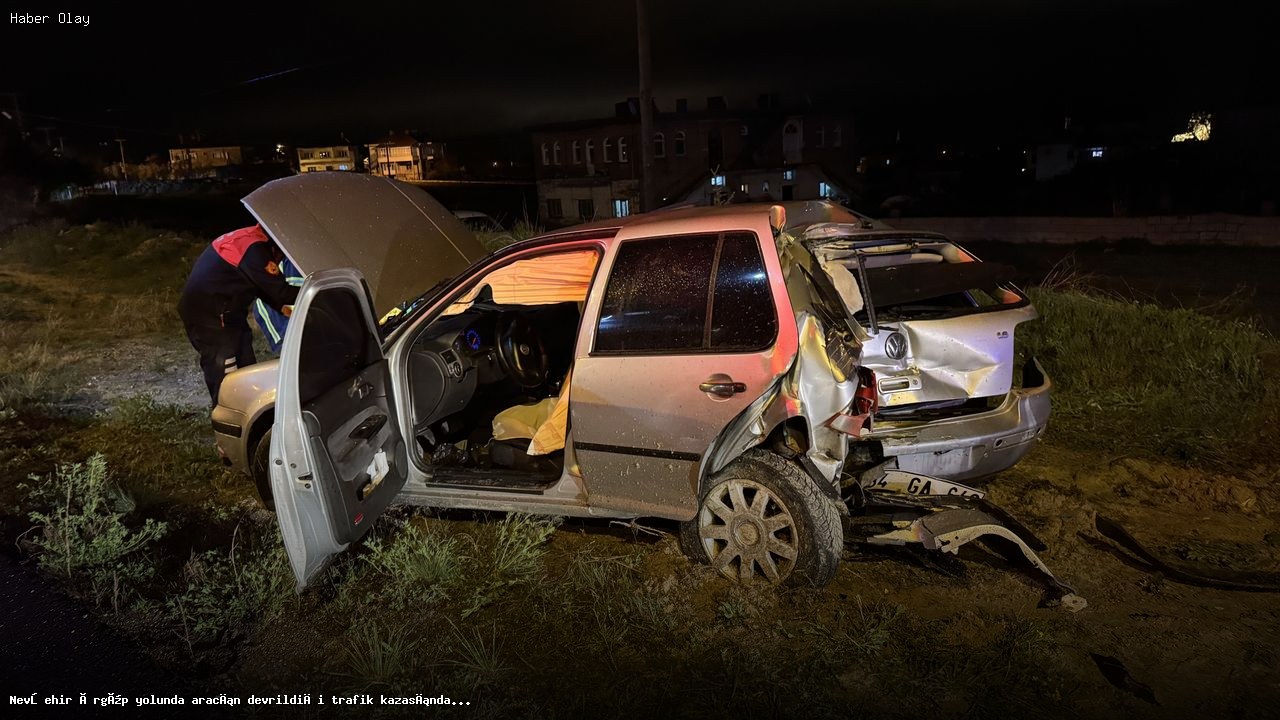 Nevşehir Ürgüp Yolunda Trafik Kazası: 3 Yaralı
