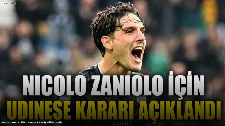 Nicolo Zaniolo’nun Udinese’deki Geleceği Üzerine Gelişmeler