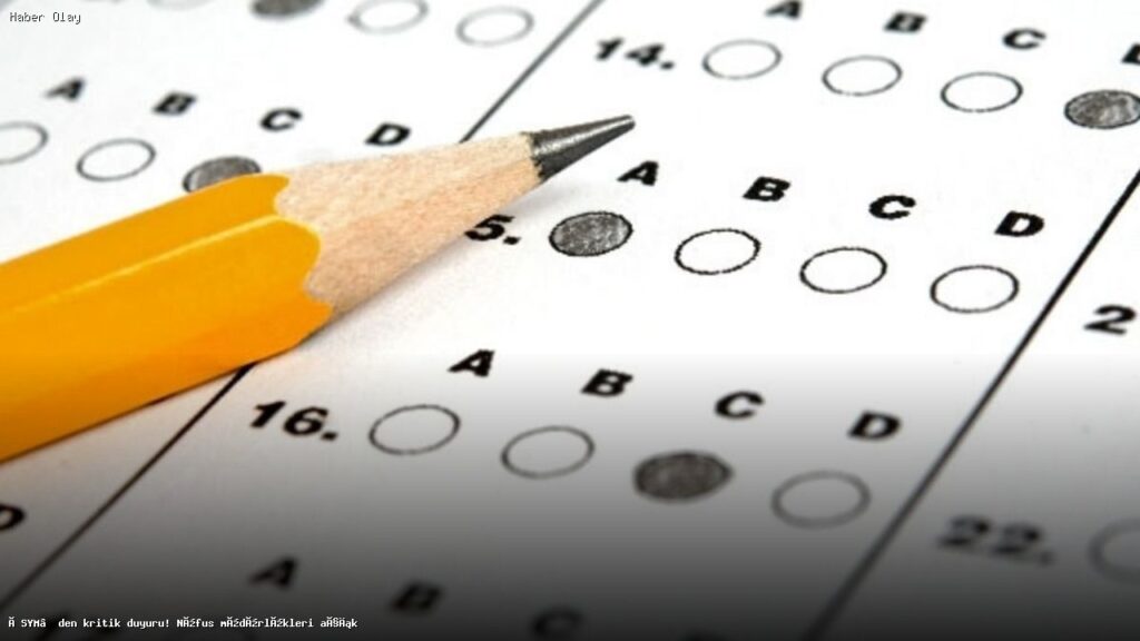 2026 Sınavları İçin Nüfus Müdürlükleri Açık Olacak