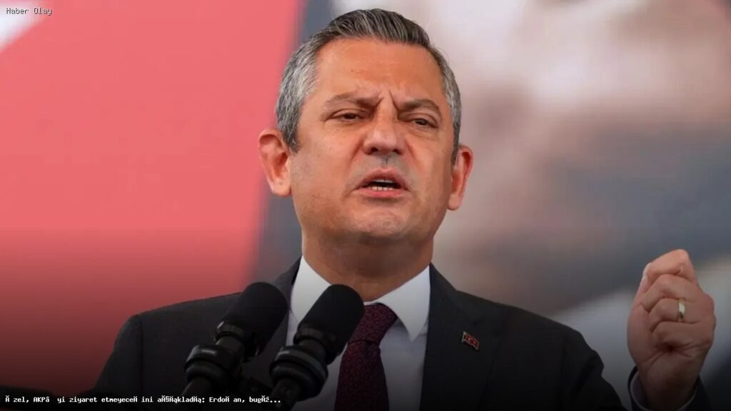 Özgür Özel, AKP ile görüşmeyeceklerini açıkladı