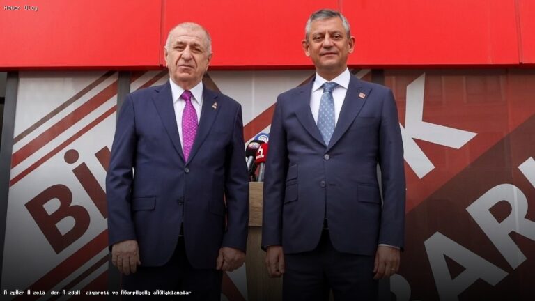 Özgür Özel, Ümit Özdağ ile Görüştü: Siyasi Baskılara Tepki