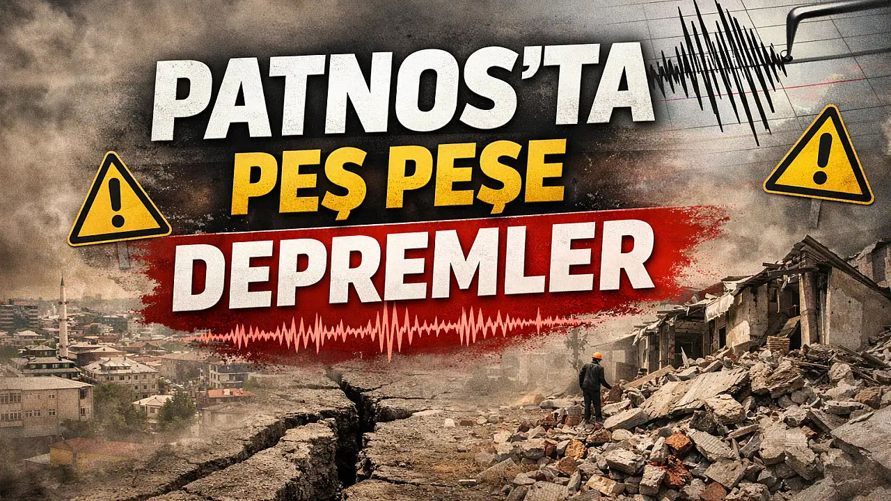 Patnos’ta Art Arda İki Deprem Meydana Geldi