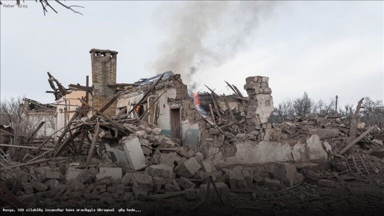 Ukrayna’ya yönelik Rusya’nın büyük İHA saldırısı: 339 araç kullanıldı