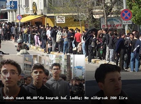 Antalya’da İndirimli Ürün Satışı İçin Uzun Kuyruklar Oluştu