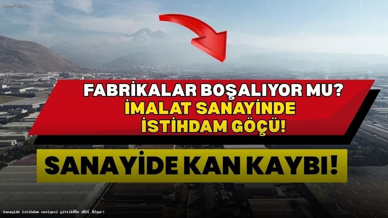 Sanayide İstihdam Seviyesi Düşüyor: Nedenleri ve Etkileri