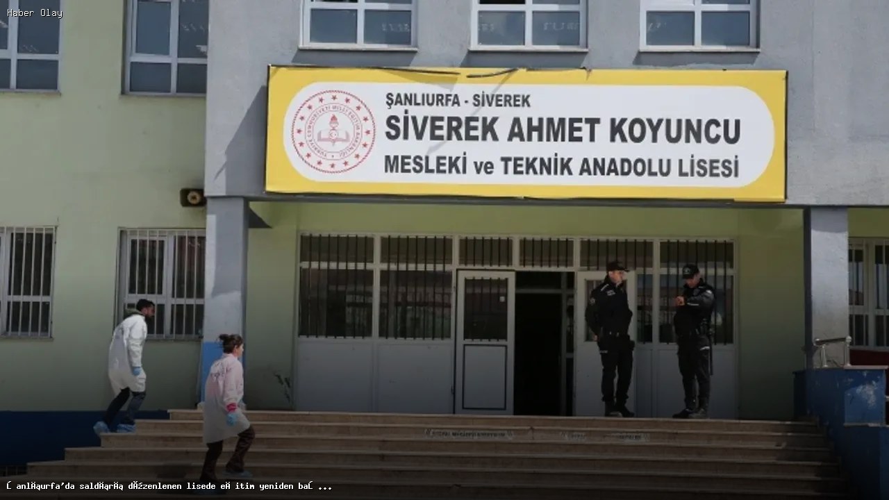 Şanlıurfa’daki Lisede Eğitim Süreci Nasıl Yeniden Başladı?
