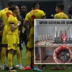 Deplasman Taraftarından Şok Edici Silahlar Çıktı