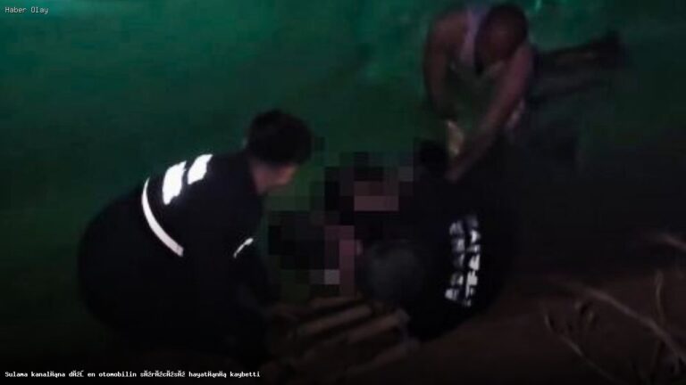 Adana’da Sulama Kanalına Düşen Araçta Sürücü Hayatını Kaybetti