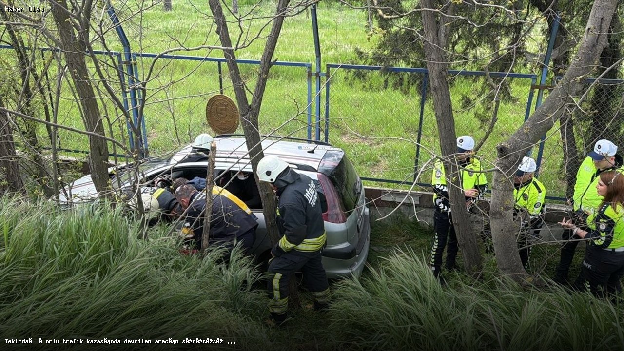 Çorlu’da Kontrolden Çıkan Araç Devrildi: Sürücü Hayatını Kaybetti