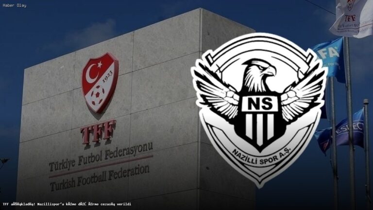 Nazillispor’a Küme Düşürme Cezası: Detaylar ve Son Gelişmeler