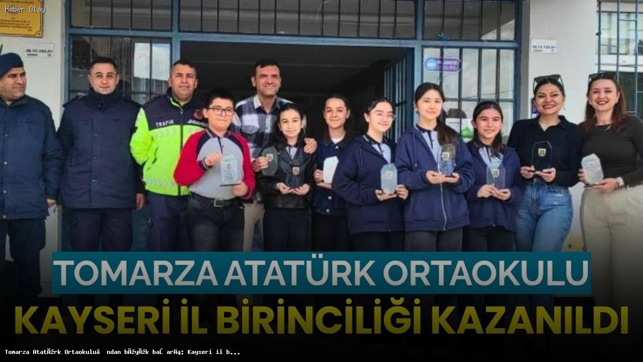 Kayseri’de Öğrencilerden Çevre Bilincini Artıran Başarı