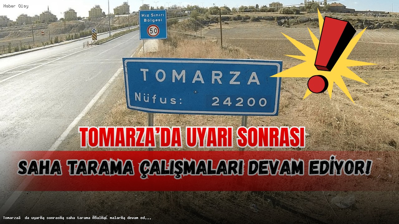 Tomarza’da Zirai Don Uyarısı Sonrası Saha Çalışmaları Devam Ediyor