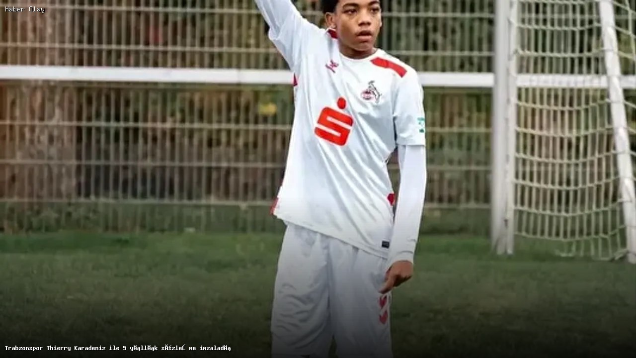 Trabzonspor, Thierry Karadeniz ile 5 Yıllık Sözleşme İmzaladı