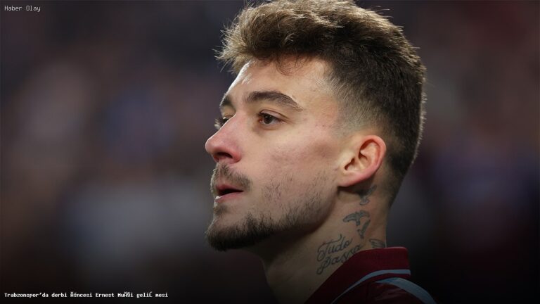 Trabzonspor’da Muçi’nin Durumu Derbi Öncesi Merak Konusu