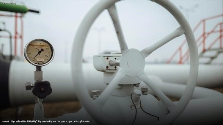 Trump’ın Hürmüz Açıklaması Sonrası Gaz Fiyatları Yükseldi