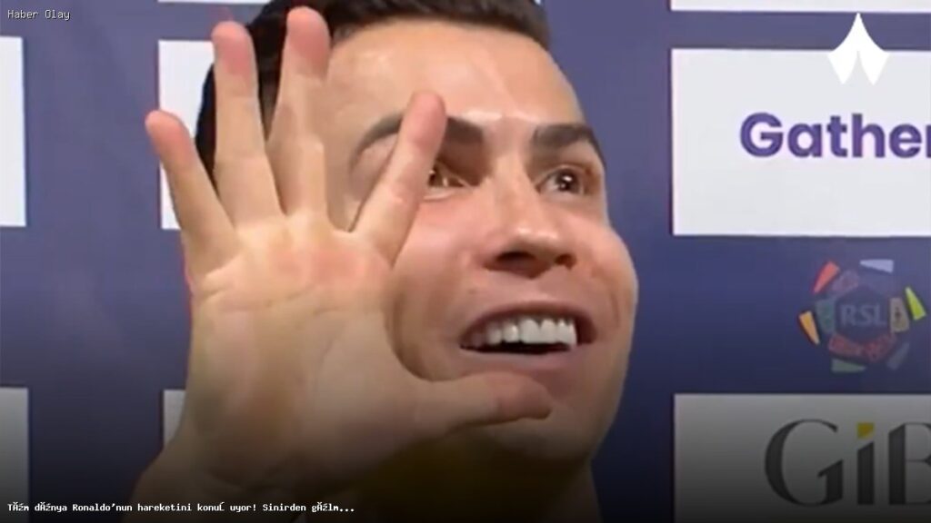 Ronaldo’nun Olay Anı: Sinirden Gülme Krizine Girdi
