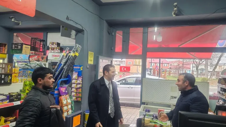 Kaymakam Coşkun, Tutak’taki Esnafı Ziyaret Etti