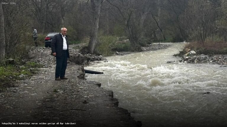 Yahyalı’da Sel Felaketi: Mahalleler Zarar Gördü