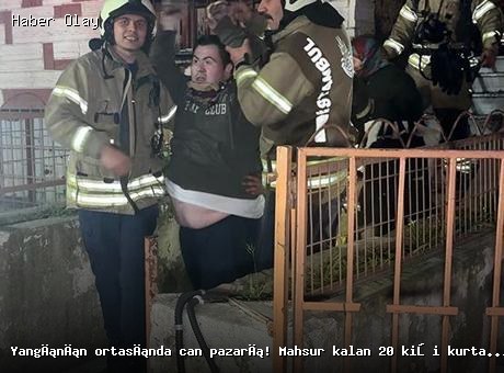 İstanbul’da büyük yangın: 20 kişi kurtarıldı!