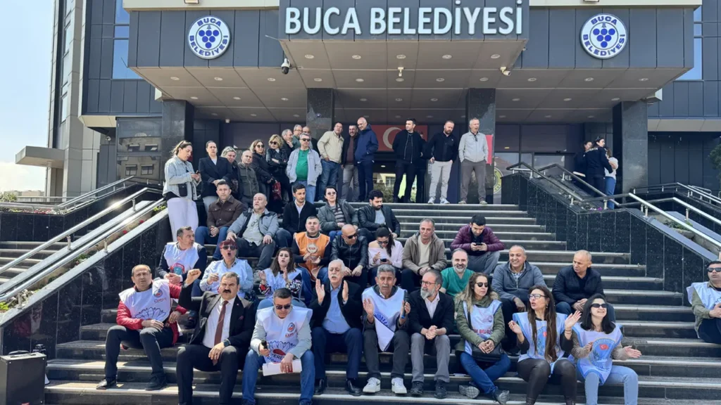 Buca Belediyesi’nde Memurlar Grevde