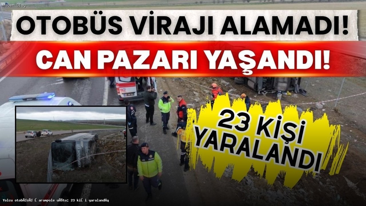 Aksaray’da Otobüs Kazası: 23 Yaralı