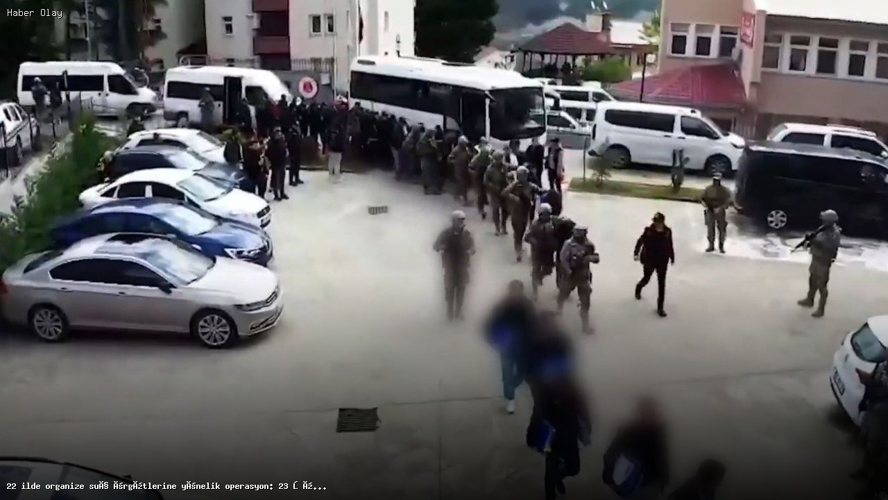 22 İlde Suç Örgütlerine Şok Baskın! 23 Kişi Tutuklandı