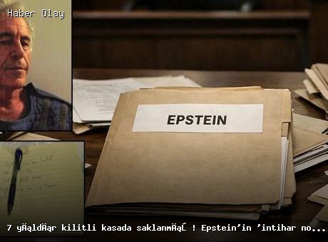 Epstein’in 7 Yıldır Saklanan İntihar Notu Ortaya Çıktı