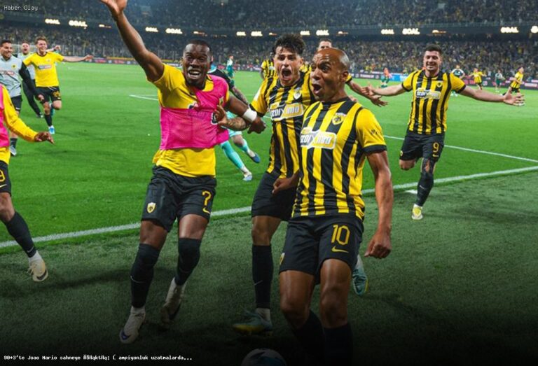 Son Dakikada Şampiyonluk: Joao Mario’nun Muazzam Katkısı