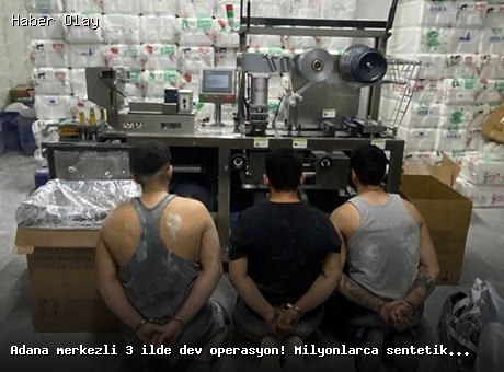Adana’da dev uyuşturucu operasyonu: 22 kişi tutuklandı