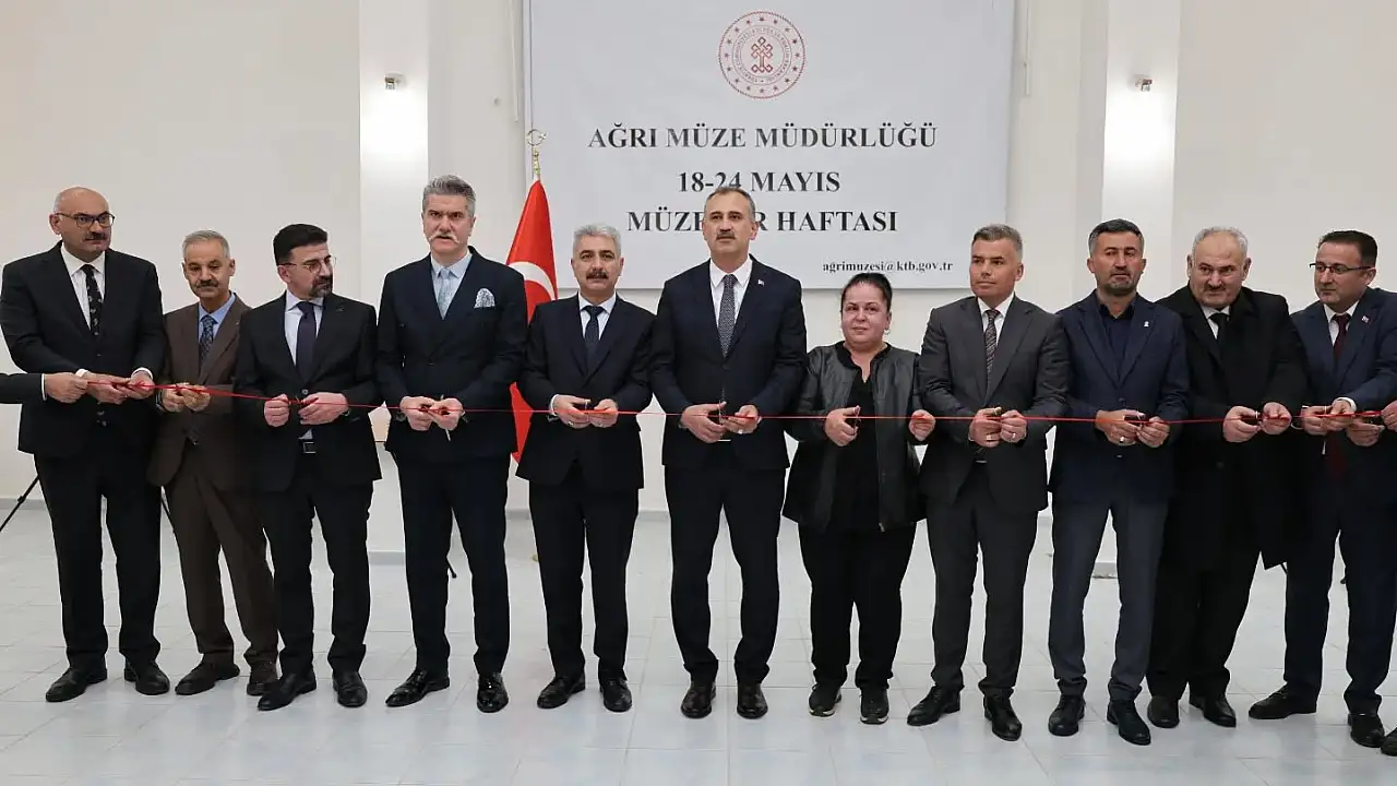 Ağrı Müze Müdürlüğü hizmet binası törenle açıldı