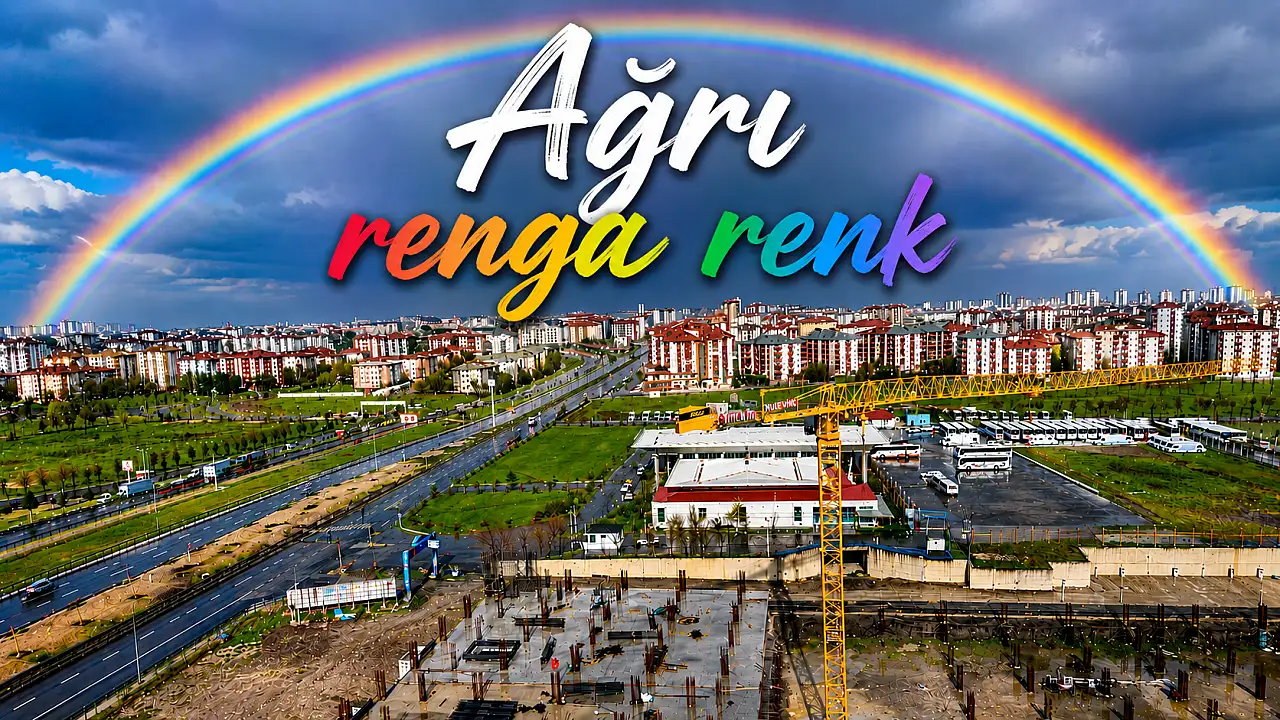 Ağrı’da Yağmur Sonrası Gökkuşağı Neden Oluştu?