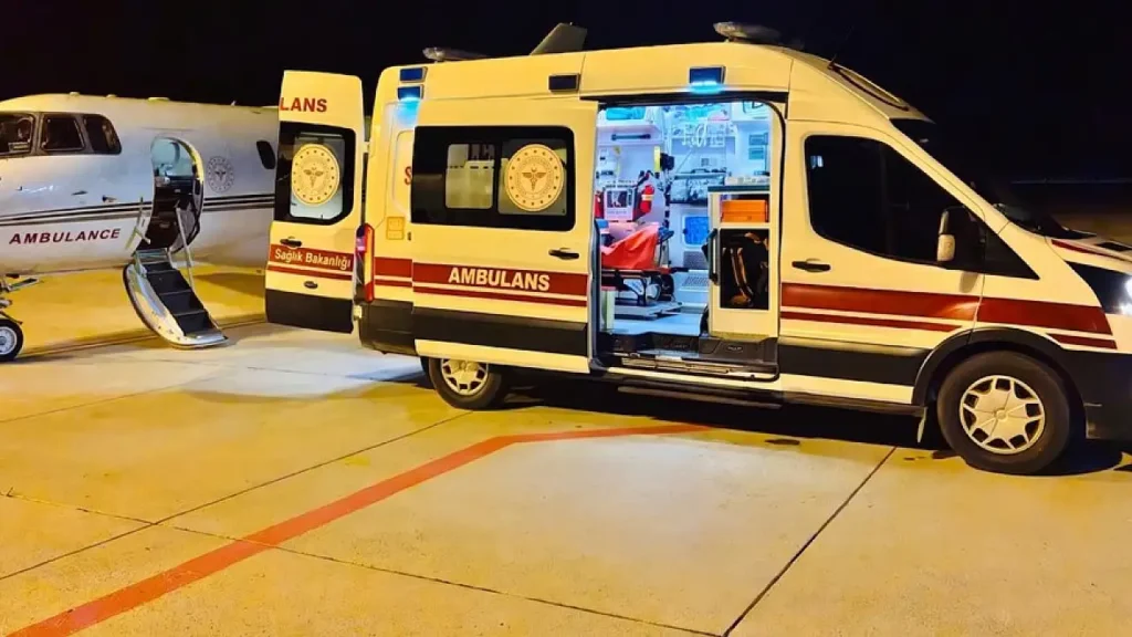 Ağrı’da Kalp Hastası 6 Yaşındaki Çocuk Uçak Ambulansla Ankara’ya Sevk Edildi
