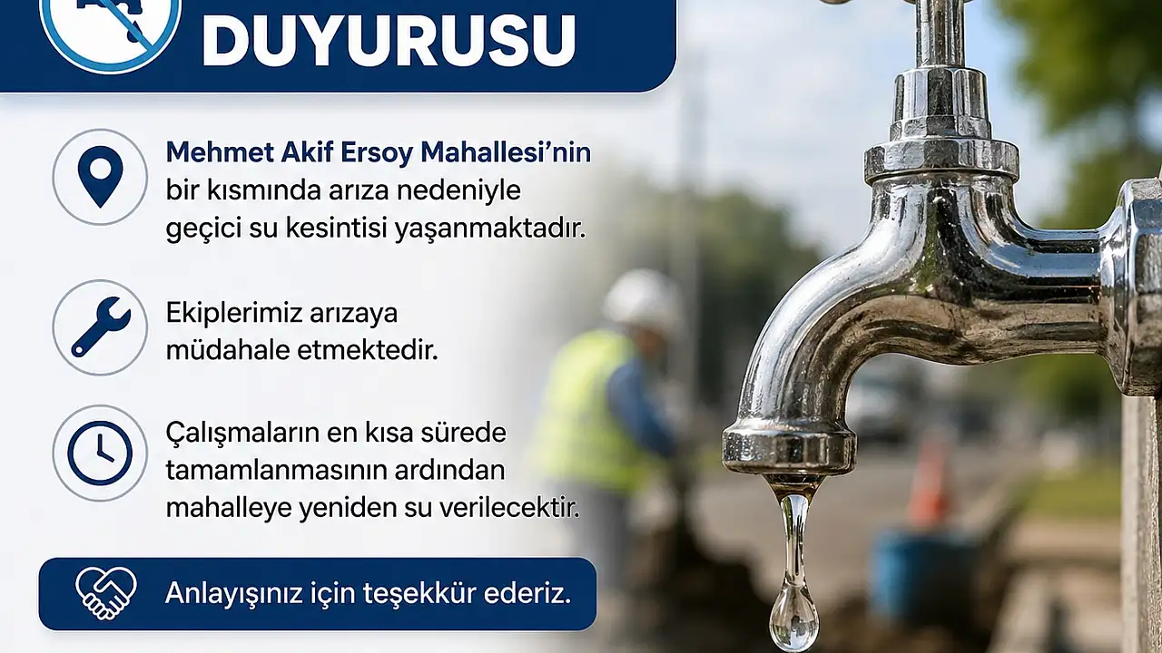 Ağrı’da Su Kesintisi: Nedenleri ve Çalışmalar Hakkında Bilgi