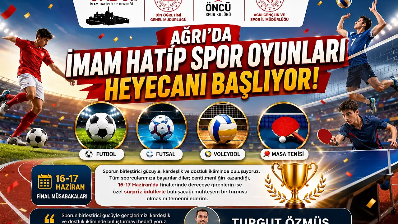 Ağrı’da İmam Hatip Spor Oyunları Nedir, Nasıl Yapılacak?
