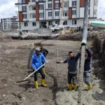 Ağrı’da İnşaat Sezonu Açıldı: 1 Mayıs’ta İşçiler Mesaiye Devam Etti