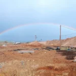 Ağrı’da Yağmur Sonrası Gökkuşağı Manzarası Göz Doldurdu