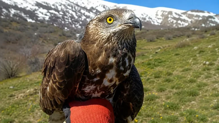 Yaralı Yılan Kartalı Ağrı’da Koruma Altına Alındı