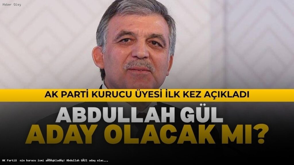 Abdullah Gül Aday Olacak mı? Bülent Arınç Açıklıyor
