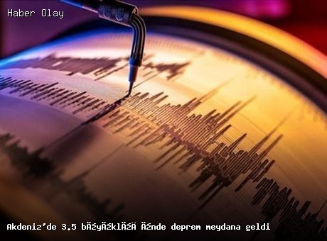 Akdeniz’de 3.5 Büyüklüğünde Deprem: İlk Bilgiler Geldi