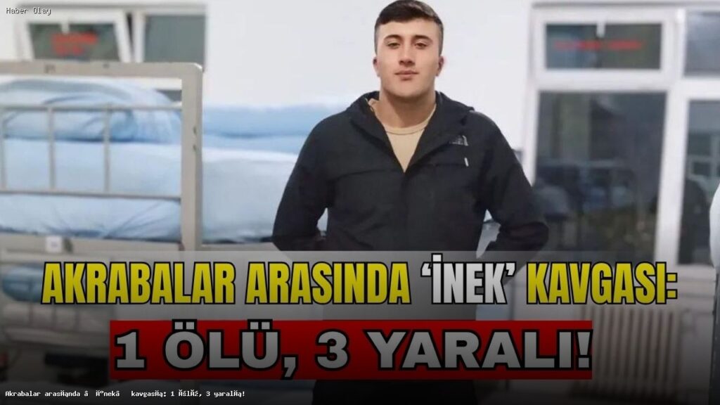 İnek Kavgasında Kan Aktı: 1 Ölü, 3 Yaralı!