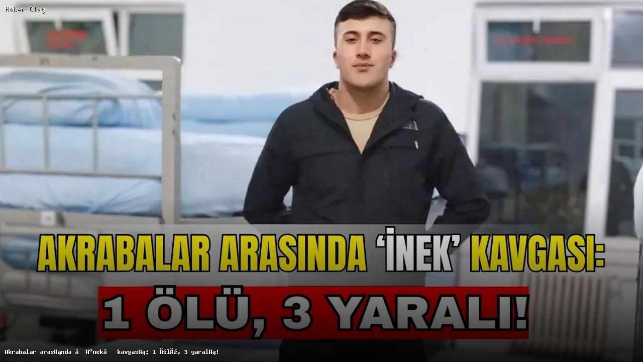 İnek Kavgasında Kan Aktı: 1 Ölü, 3 Yaralı!