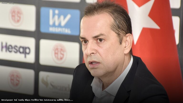 Rıza Perçin: Galatasaray maçı öncesi önemli uyarı