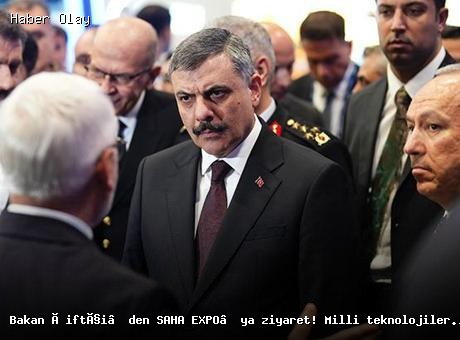 İçişleri Bakanı Çiftçi, SAHA 2026 Fuarı’nı Ziyaret Etti