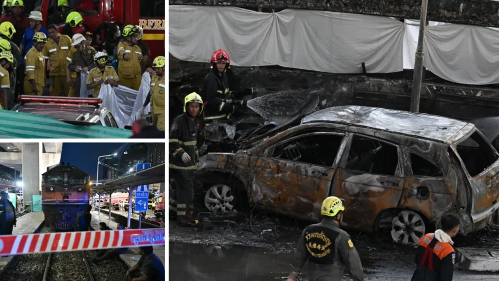 Bangkok’ta feci kaza! Yük treniyle otobüs çarpıştı: Çok sayıda ölü ve yaralı var