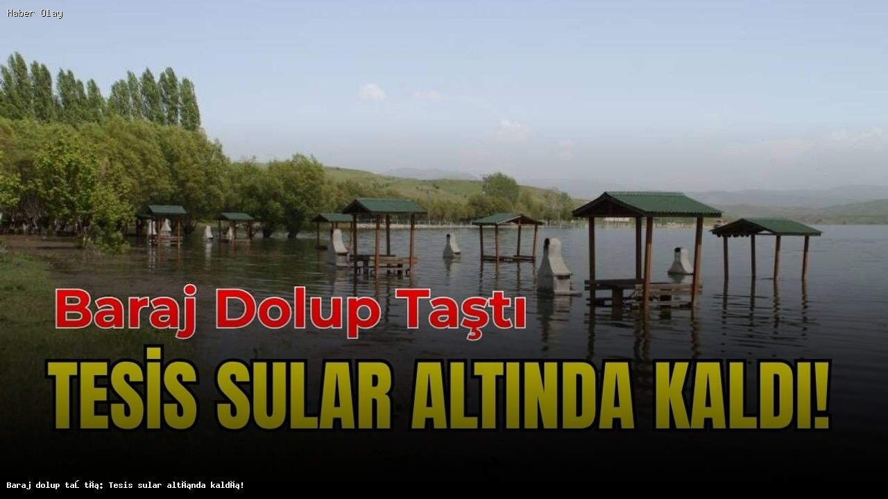 Kılıçkaya Barajı Taştı: Tesisler Sular Altında Kaldı!